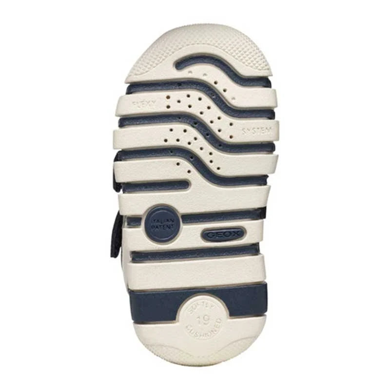 Geox pantofi baieti sport cu scai 18-26 Navy/Ochre