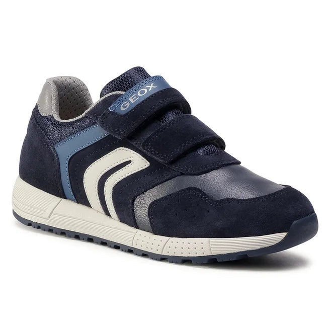 Geox pantofi baieti sport cu scai 28-35 Navy/Dark Avio Imagine secundară a produsului