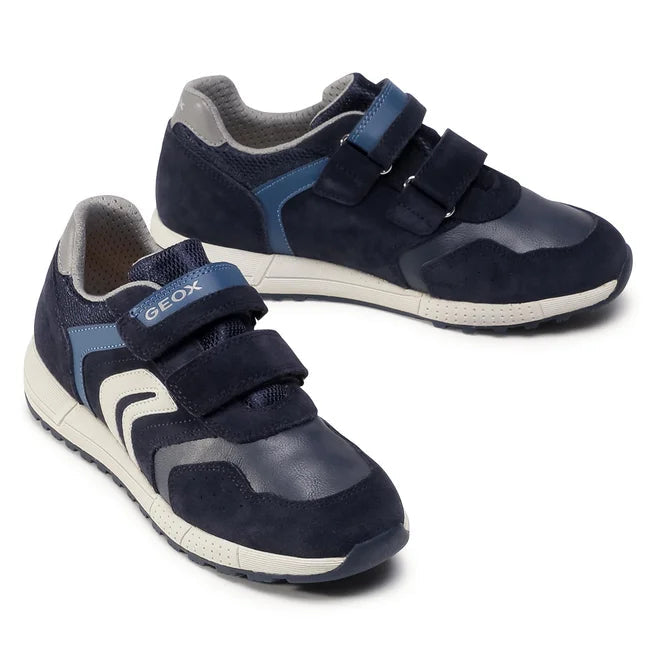 Geox pantofi baieti sport cu scai 28-36 Bleumarin