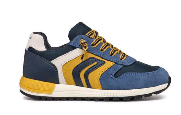 Geox pantofi baieti sport cu siret 28-36 Jens/Yellow