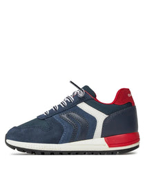 Geox pantofi baieti sport cu siret Alben 36-37 Navy/Avio
