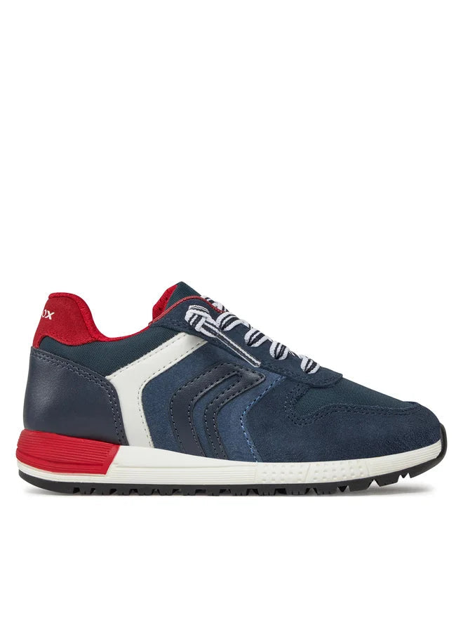 Geox pantofi baieti sport cu siret Alben 36-37 Navy/Avio