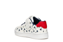 Geox pantofi baieti sport cu siret si scai 20-26 Eclyper White/Blue
