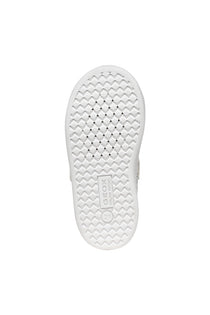 Geox pantofi baieti sport cu siret si scai 20-26 Eclyper White/Blue