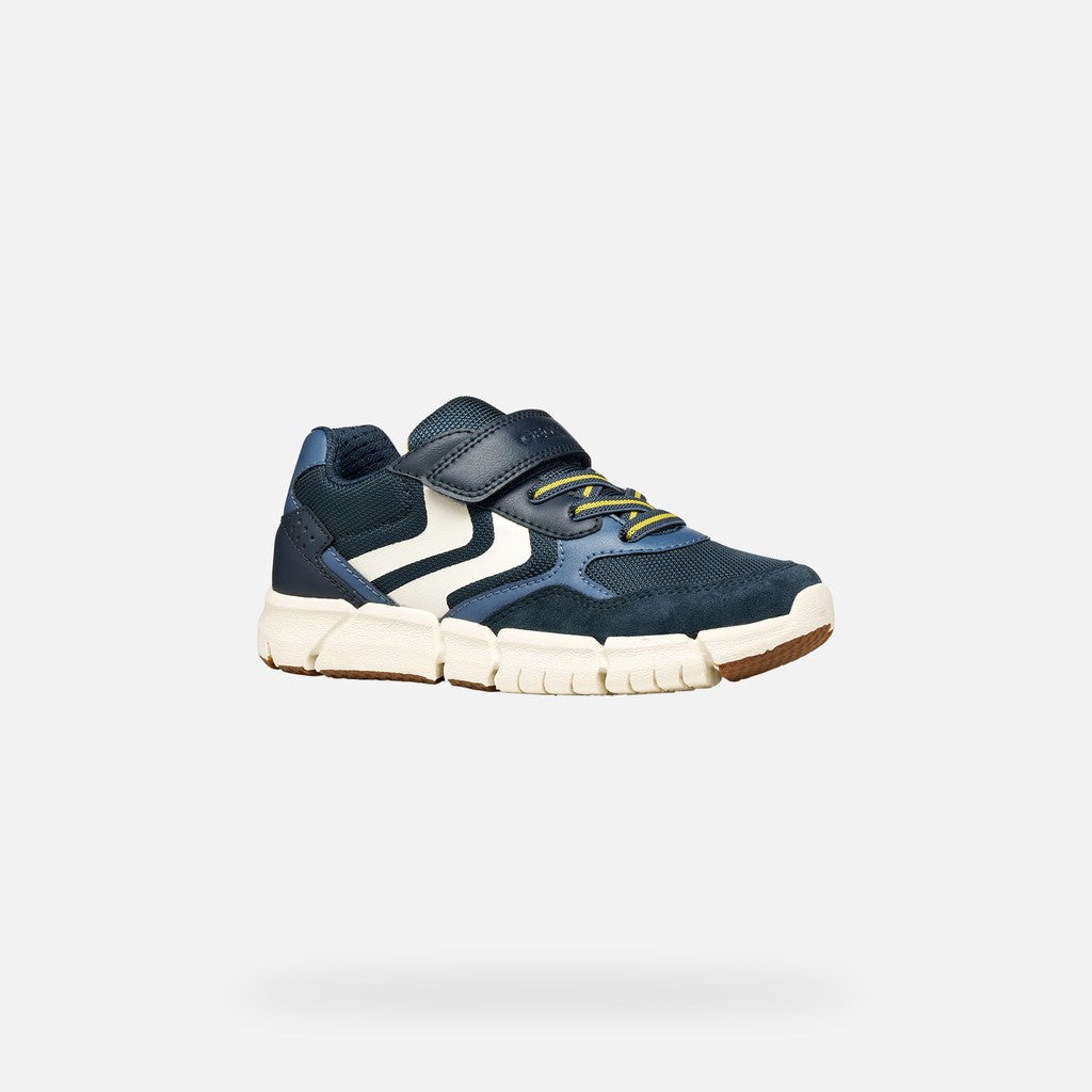 Geox pantofi baieti sport Flexyper 28-36 Navy/Yellow Imagine principală a produsului