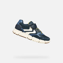 Geox pantofi baieti sport Flexyper 28-36 Navy/Yellow