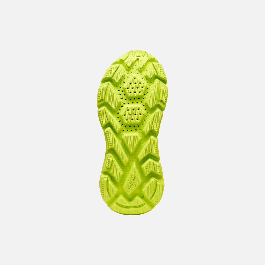 Geox pantofi baieti sport Flexyper Fast 28-36 Light Blue/Lime