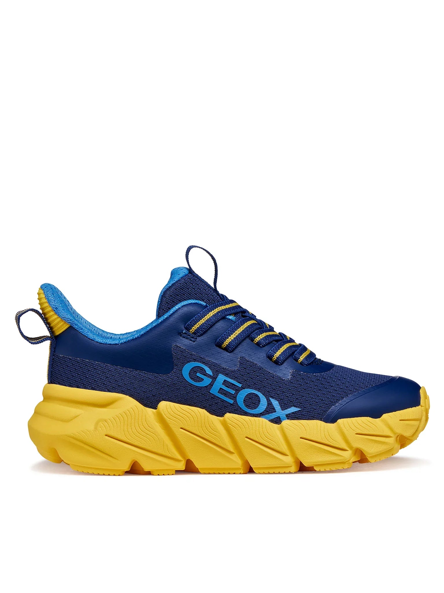 Geox pantofi baieti sport Flexyper Fast 28-36 Navy/Yellow Imagine secundară a produsului