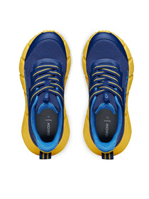 Geox pantofi baieti sport Flexyper Fast 28-36 Navy/Yellow