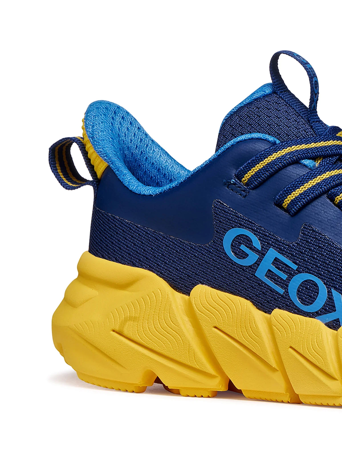 Geox pantofi baieti sport Flexyper Fast 28-36 Navy/Yellow