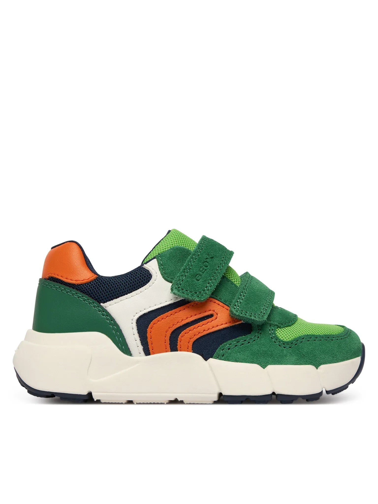 Geox pantofi baieti sport Flexyper Mini 20-27 Green/Orange Imagine secundară a produsului