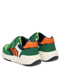 Geox pantofi baieti sport Flexyper Mini 20-27 Green/Orange