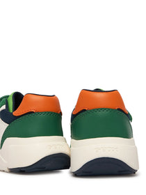 Geox pantofi baieti sport Flexyper Mini 20-27 Green/Orange