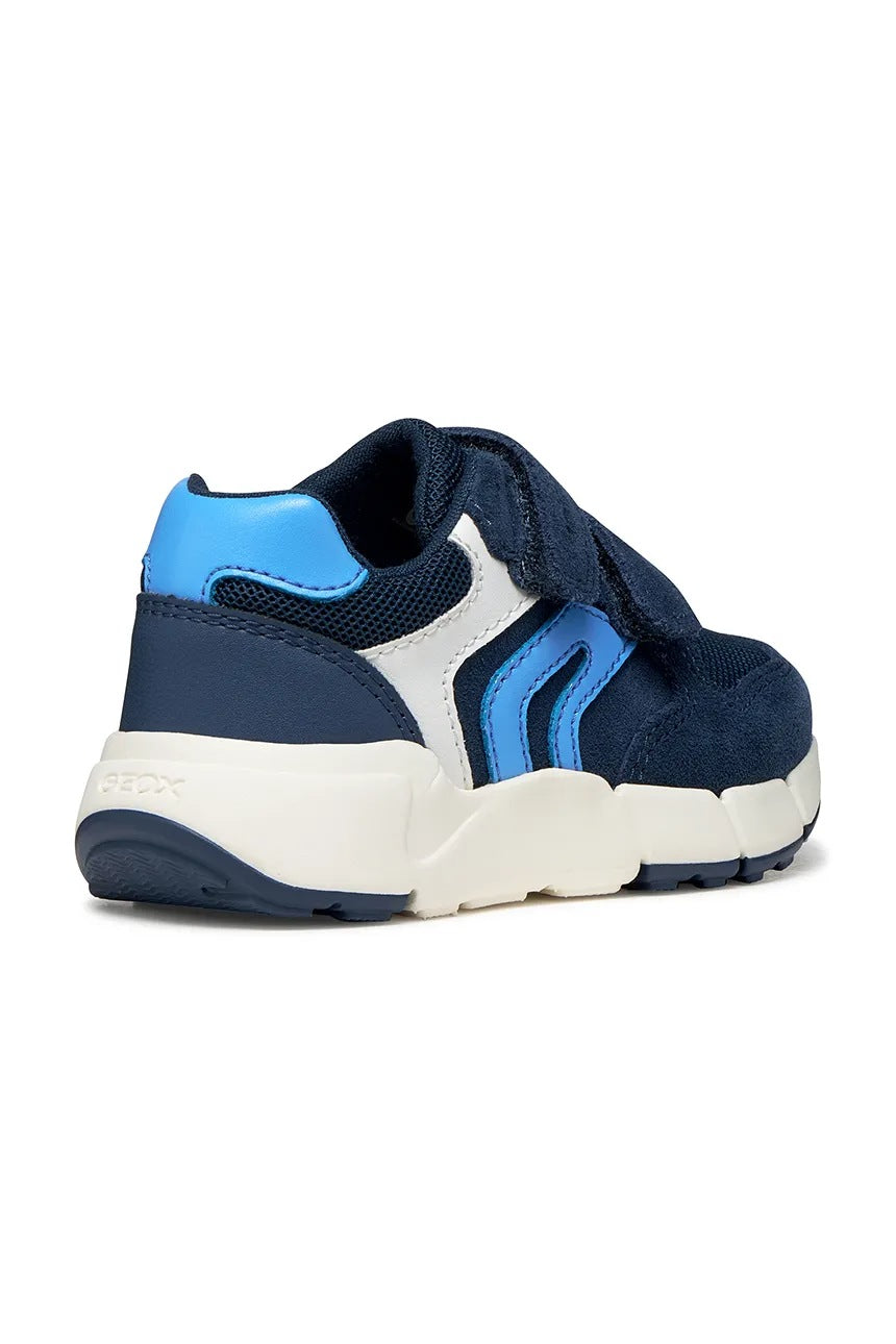 Geox pantofi baieti sport Flexyper Mini 20-27 Navy/Azure