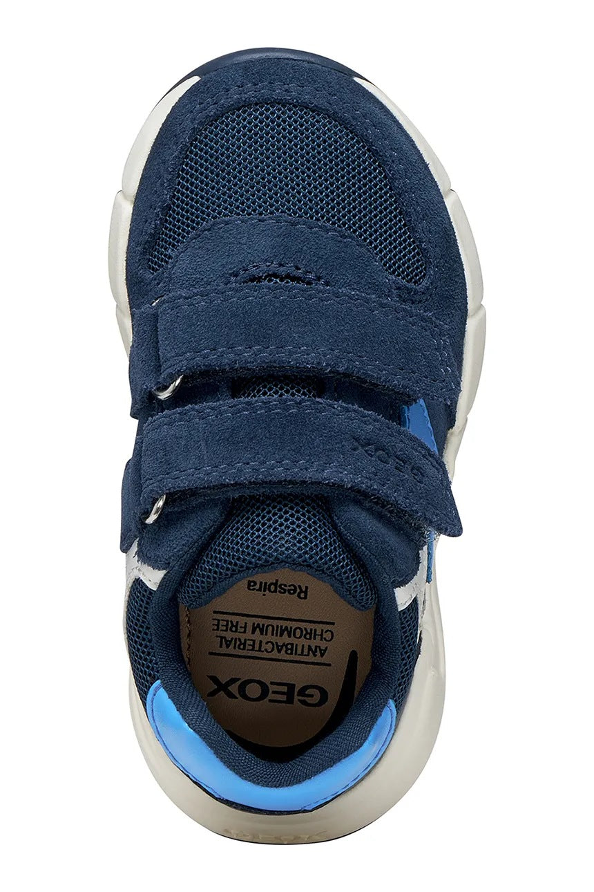Geox pantofi baieti sport Flexyper Mini 20-27 Navy/Azure