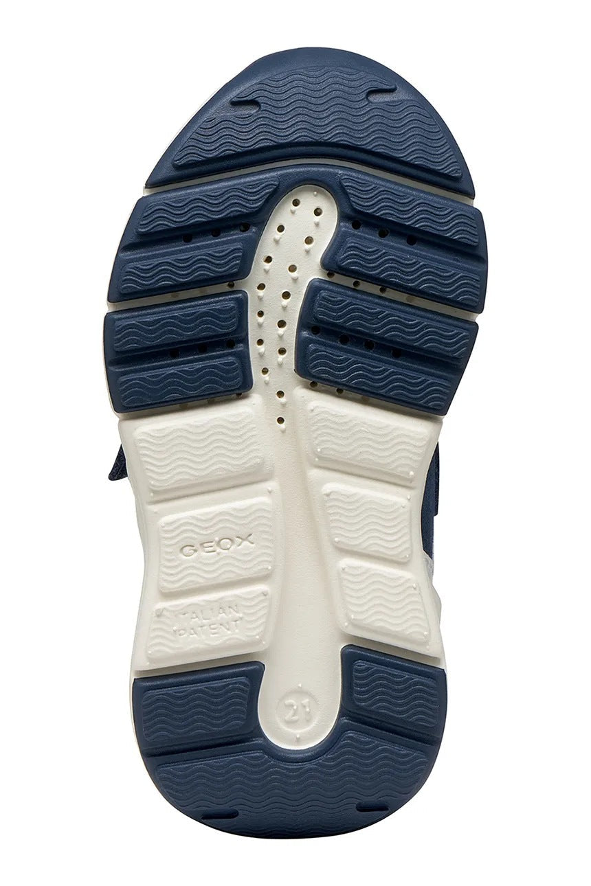 Geox pantofi baieti sport Flexyper Mini 20-27 Navy/Azure