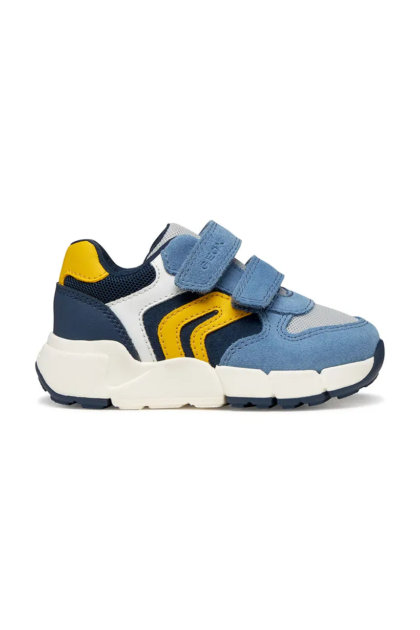 Geox pantofi baieti sport Flexyper Mini 20-27 Sky/Yellow Imagine secundară a produsului