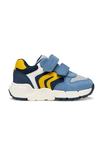 Geox pantofi baieti sport Flexyper Mini 20-27 Sky/Yellow