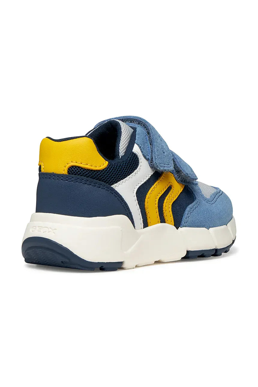 Geox pantofi baieti sport Flexyper Mini 20-27 Sky/Yellow
