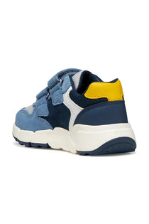 Geox pantofi baieti sport Flexyper Mini 20-27 Sky/Yellow