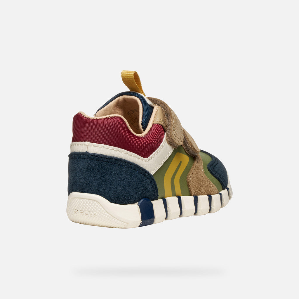 Geox pantofi baieti sport Iupidoo 18-26 Navy/Pistachio