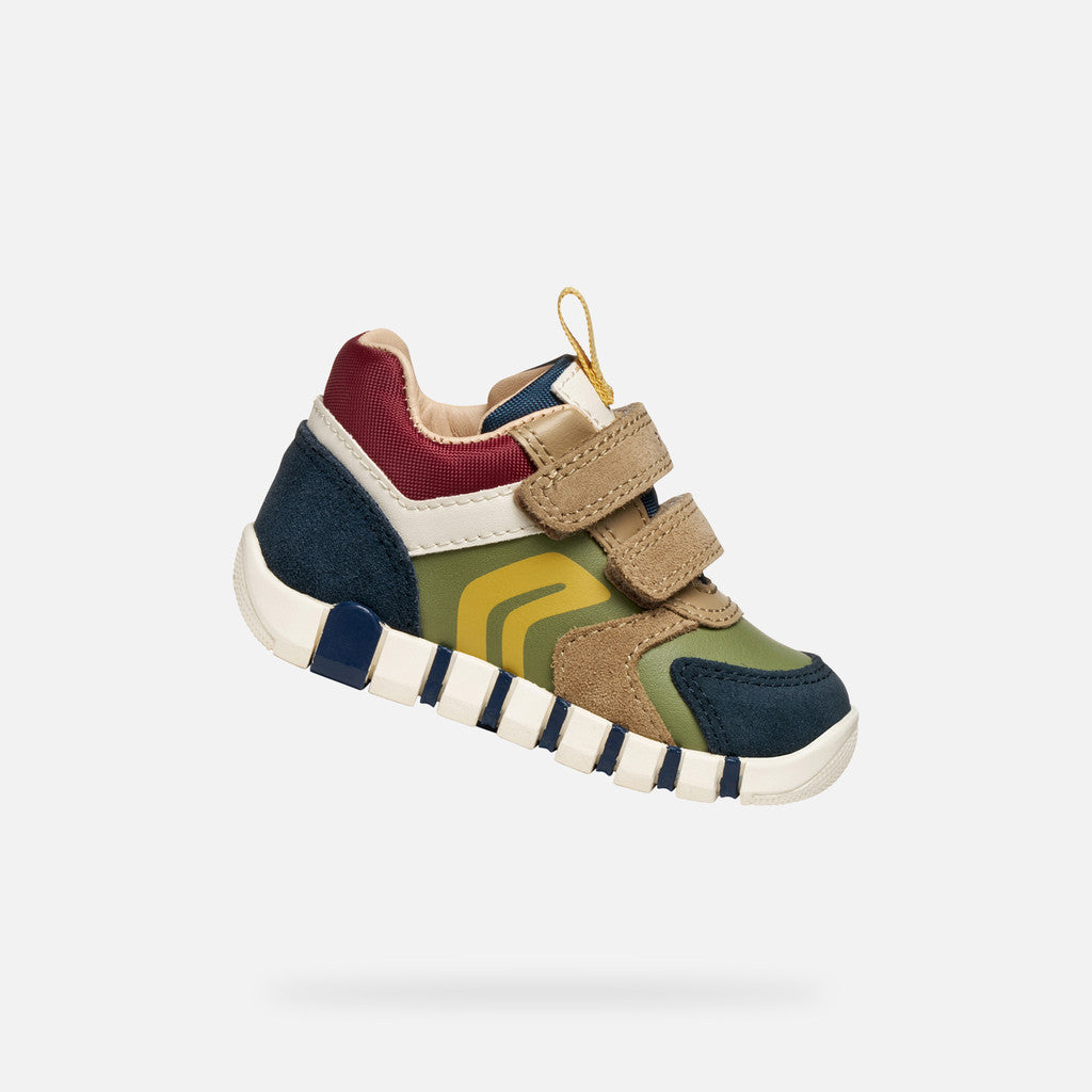 Geox pantofi baieti sport Iupidoo 18-26 Navy/Pistachio