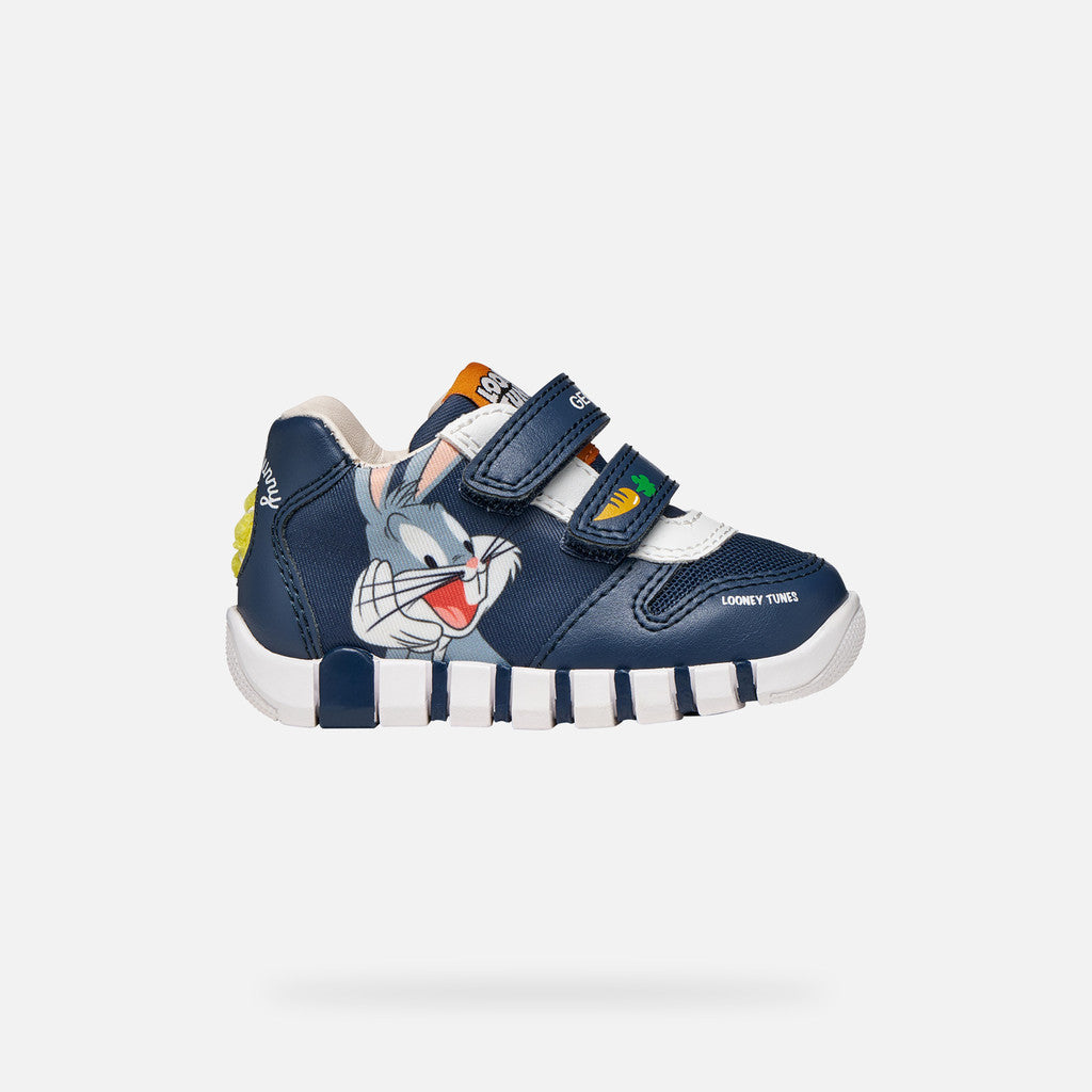 Geox Iupidoo sportcipő fiúknak 20-26, világoskék Bugs Bunny mintával