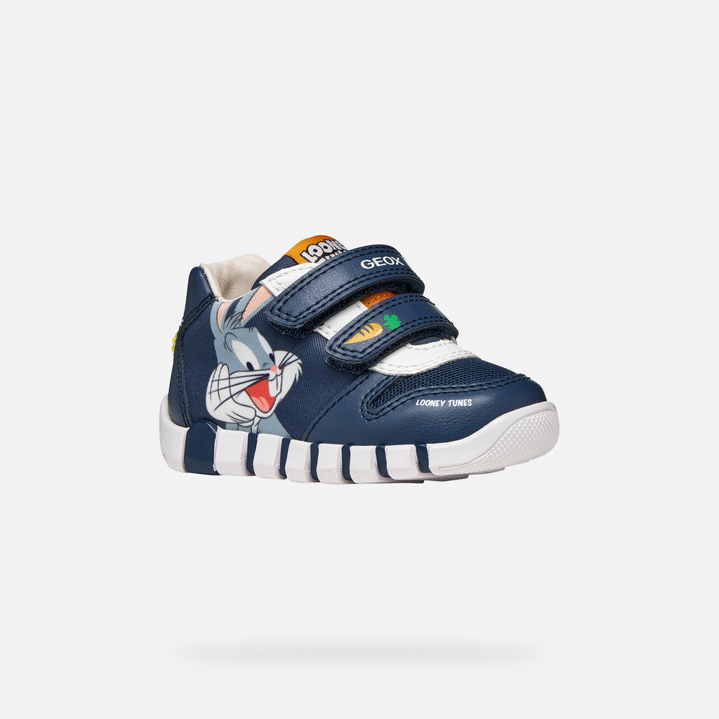 Geox pantofi baieti sport Iupidoo 20-26 Light Navy cu Bugs Bunny Imagine principală a produsului