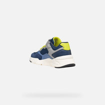 Geox pantofi baieti sport Loftus 28-36 Denim/Grey
