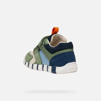 Geox pantofi baieti sport Primii Pasi Iupidoo 18-26 Olive/Navy