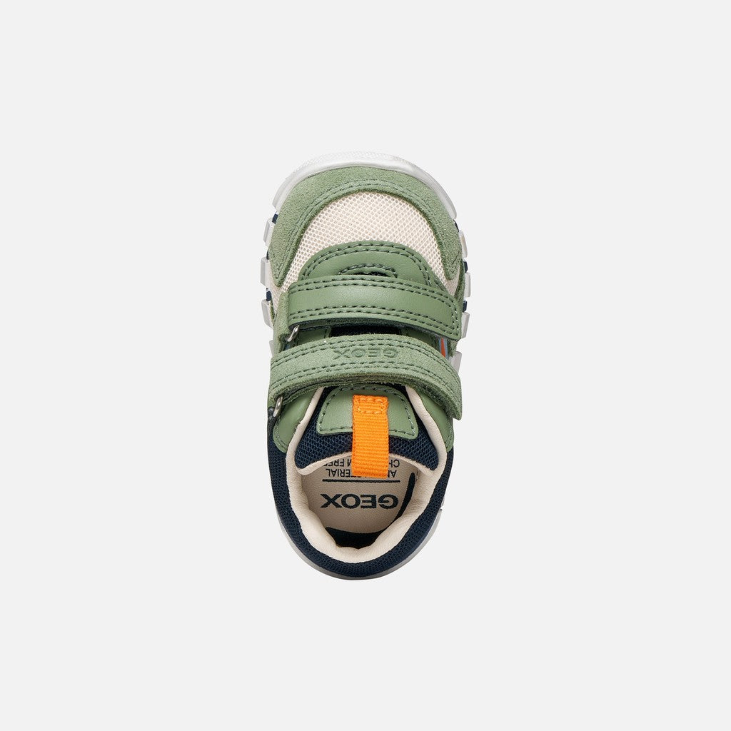 Geox pantofi baieti sport Primii Pasi Iupidoo 18-26 Olive/Navy