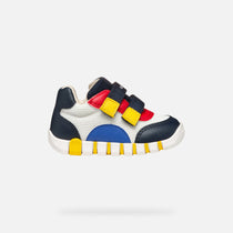 Geox pantofi baieti sport Primii Pasi Iupidoo 18-26 White/Navy