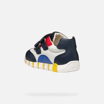 Geox pantofi baieti sport Primii Pasi Iupidoo 18-26 White/Navy