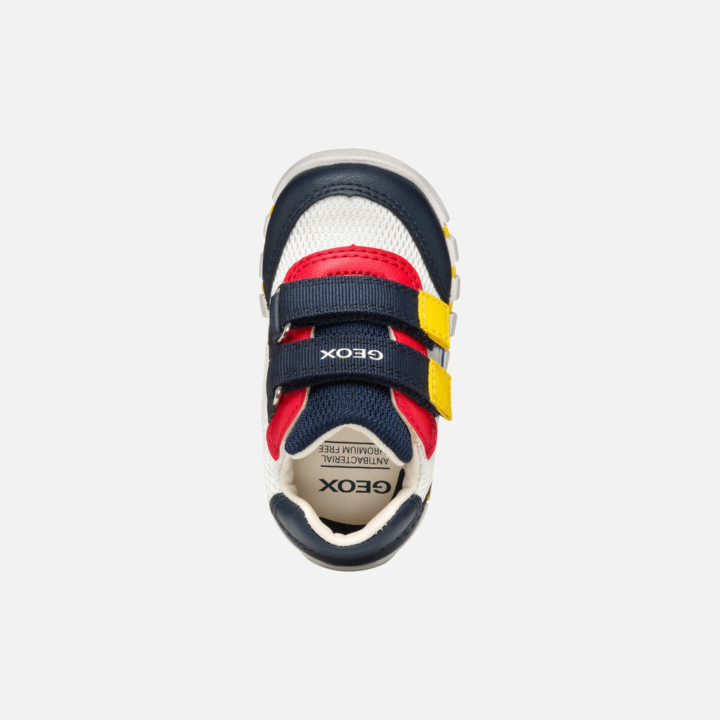 Geox pantofi baieti sport Primii Pasi Iupidoo 18-26 White/Navy