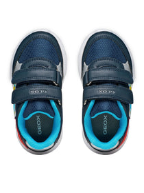 Geox pantofi baieti sport Sprintye 20-27 Navy/Azure cu avion