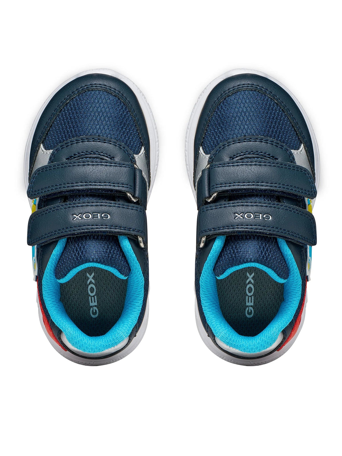 Geox pantofi baieti sport Sprintye 20-27 Navy/Azure cu avion