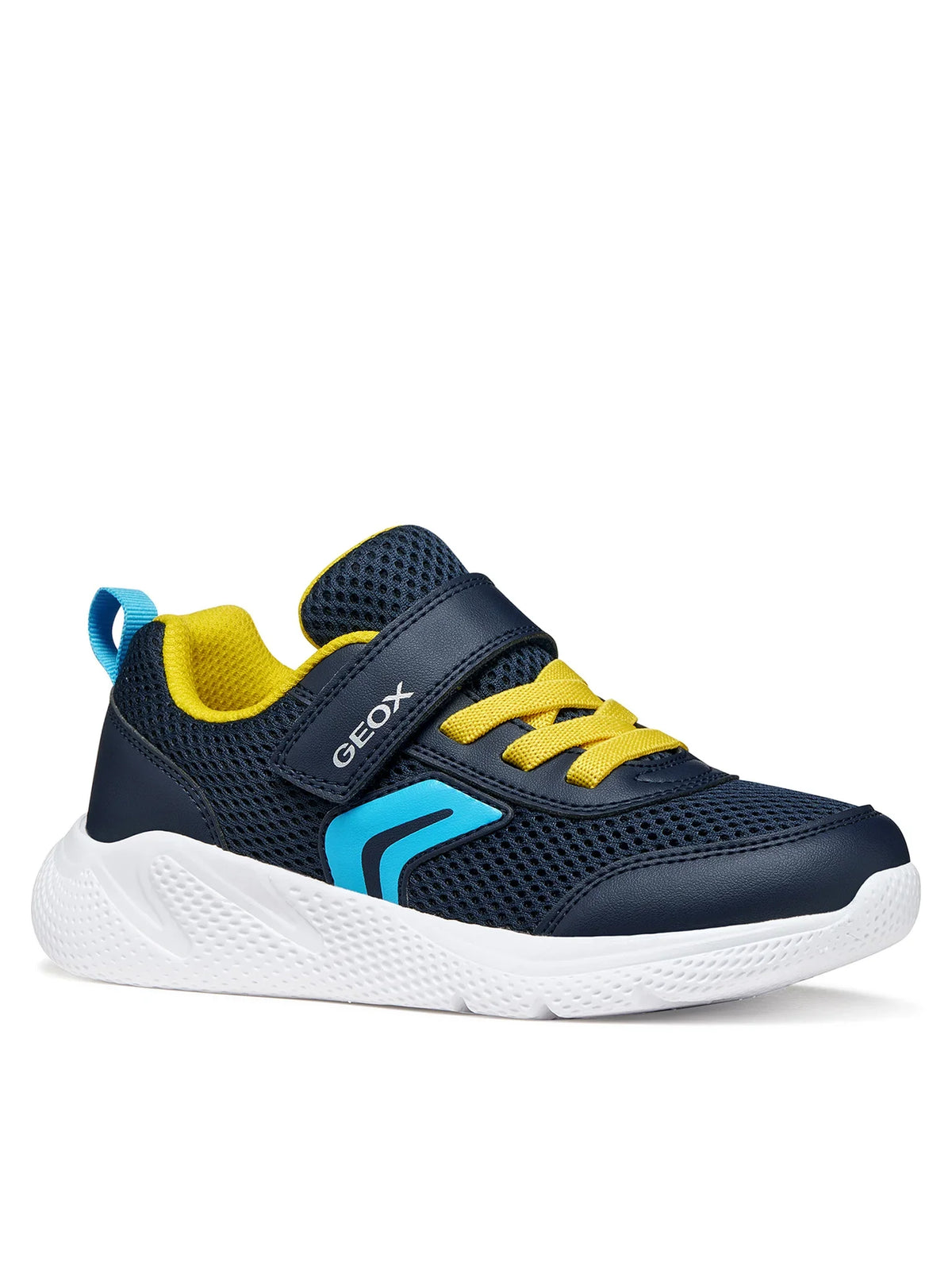 Geox pantofi baieti sport Sprintye Junior 28-36 Navy/Yellow Imagine principală a produsului