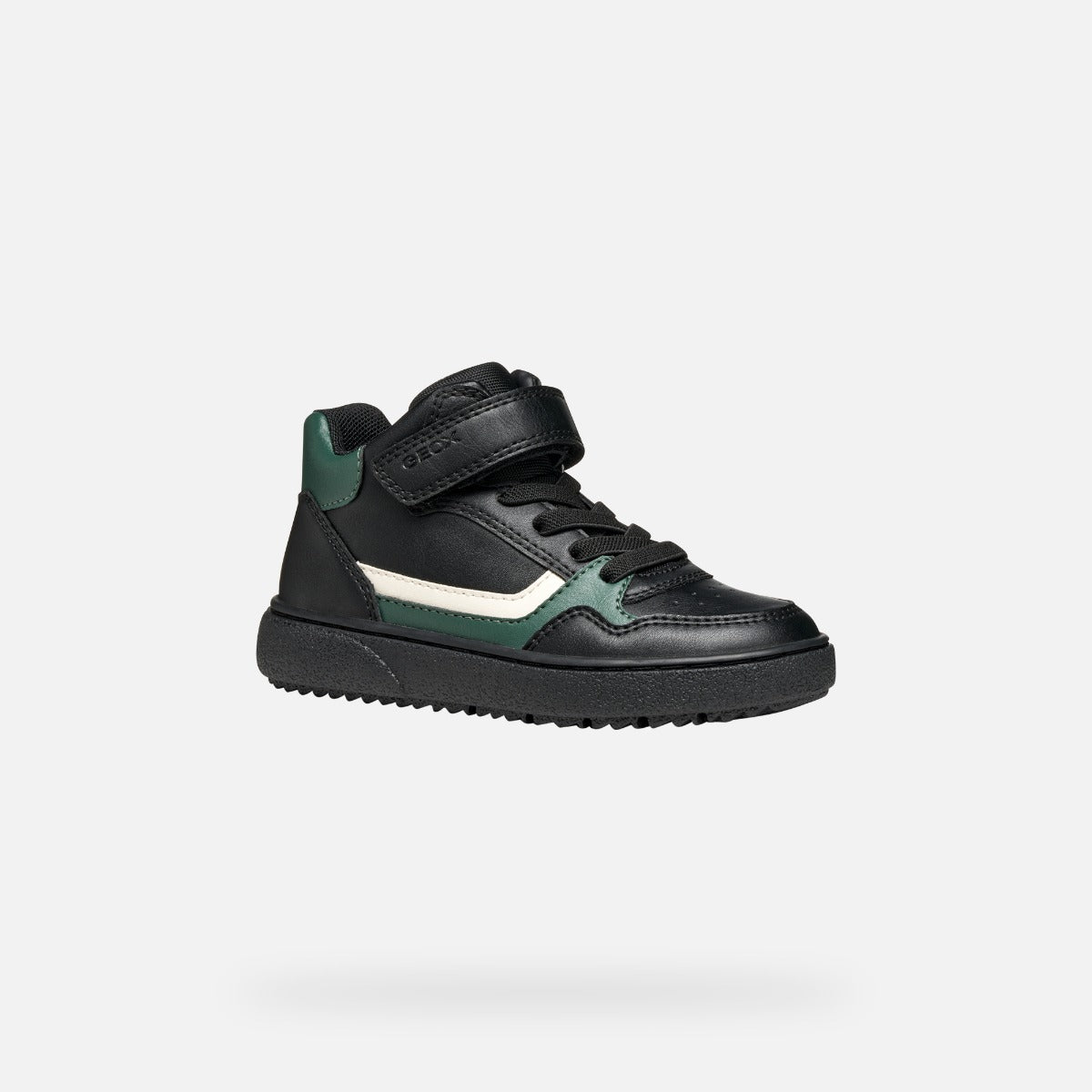 Geox pantofi baieti Theleven 28-35 Black/Green Imagine principală a produsului