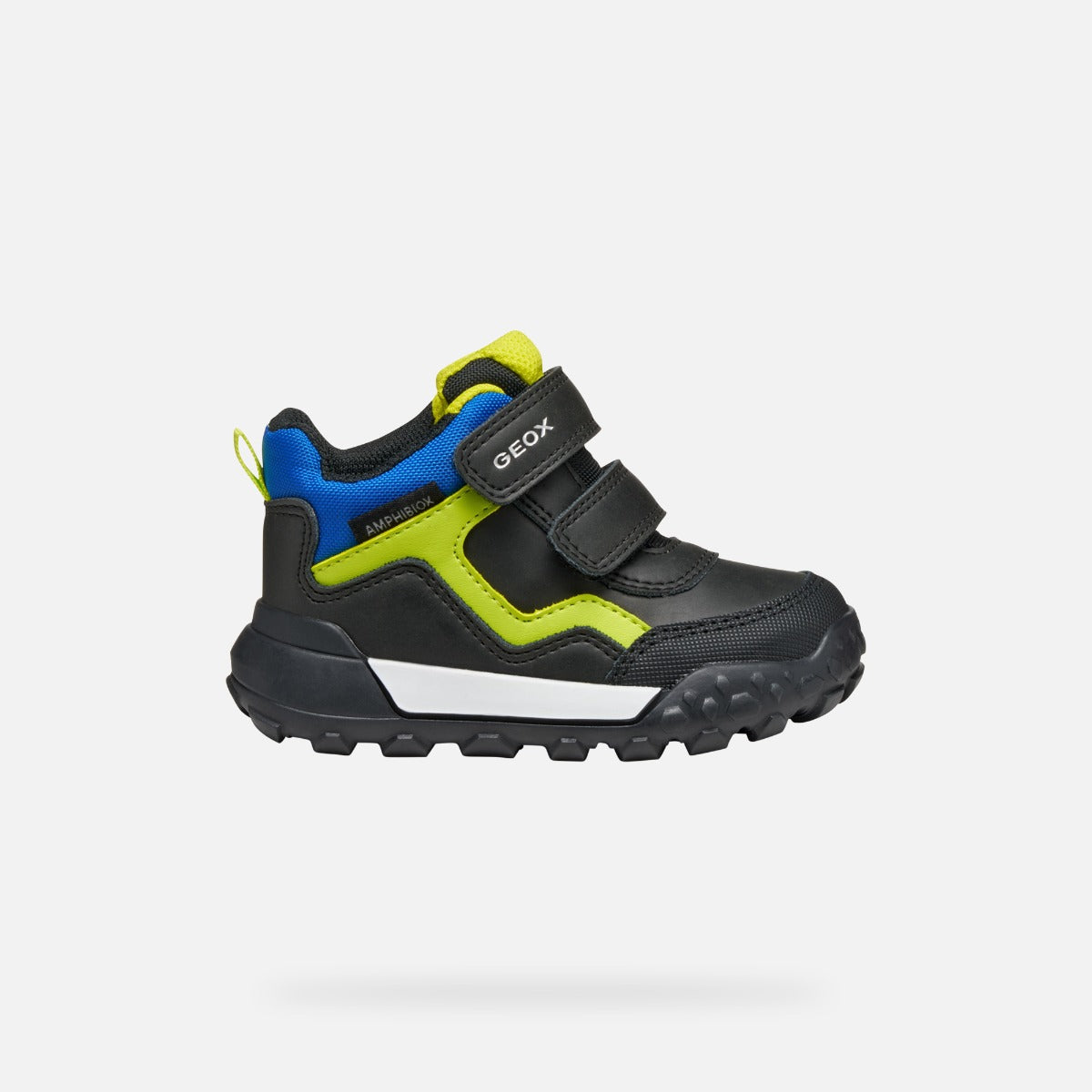 Geox pantofi baieti Trekkyup Amphibiox 20-23 Black/Fluo Green Imagine principală a produsului