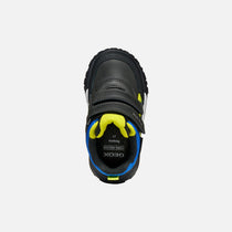 Geox pantofi baieti Trekkyup Amphibiox 20-23 Black/Fluo Green