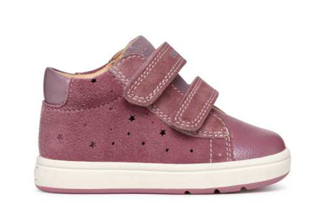 Geox pantofi fete 18-26 Dark Pink cu stelute Imagine principală a produsului