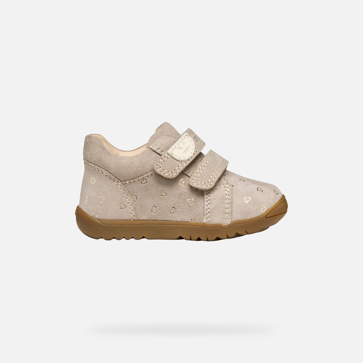 Geox pantofi fete 18-26 Macchia Beige cu inimioare Imagine principală a produsului