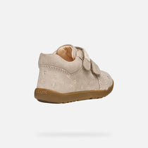 Geox pantofi fete 18-26 Macchia Beige cu inimioare