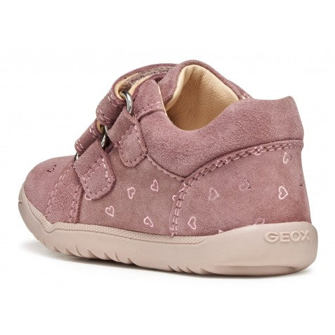 Geox pantofi fete 18-26 Macchia Rose cu inimioare