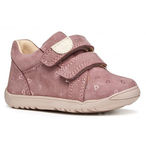 Geox pantofi fete 18-26 Macchia Rose cu inimioare