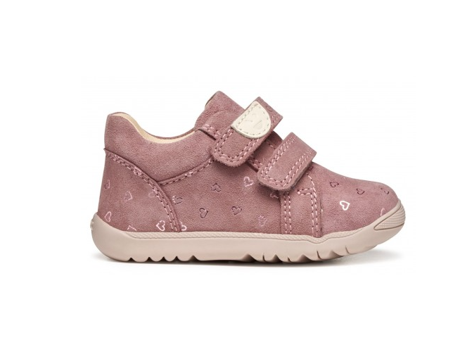 Geox pantofi fete 18-26 Macchia Rose cu inimioare