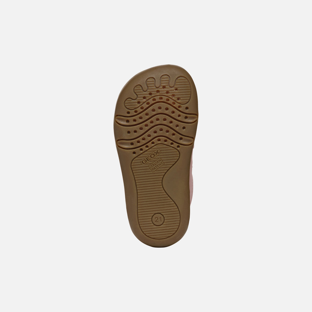 Geox pantofi fete BAREFEEL 20-26 Steppieup Old Rose