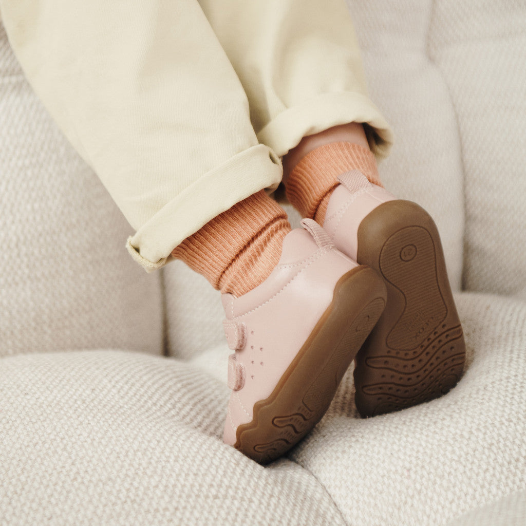 Geox pantofi fete BAREFEEL 20-26 Steppieup Old Rose
