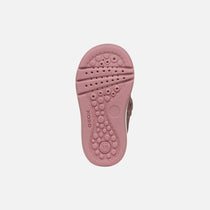 Geox pantofi fete Biglia 18-26 Dark Rose cu inimioare