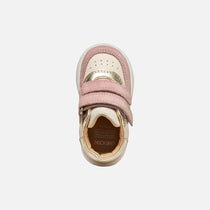Geox pantofi fete Biglia 18-26 Light Ivory/Old Rose